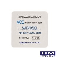 현대마이크로 Syringe Filter 시린지 필터 MCE 13mm 멸균 100/pk SM13P020SL [반품불가]